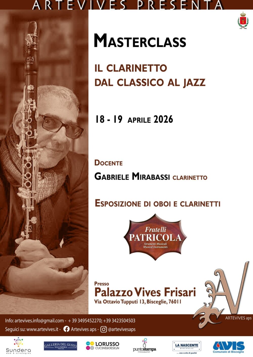 Gabriele Mirabassi a Bisceglie
